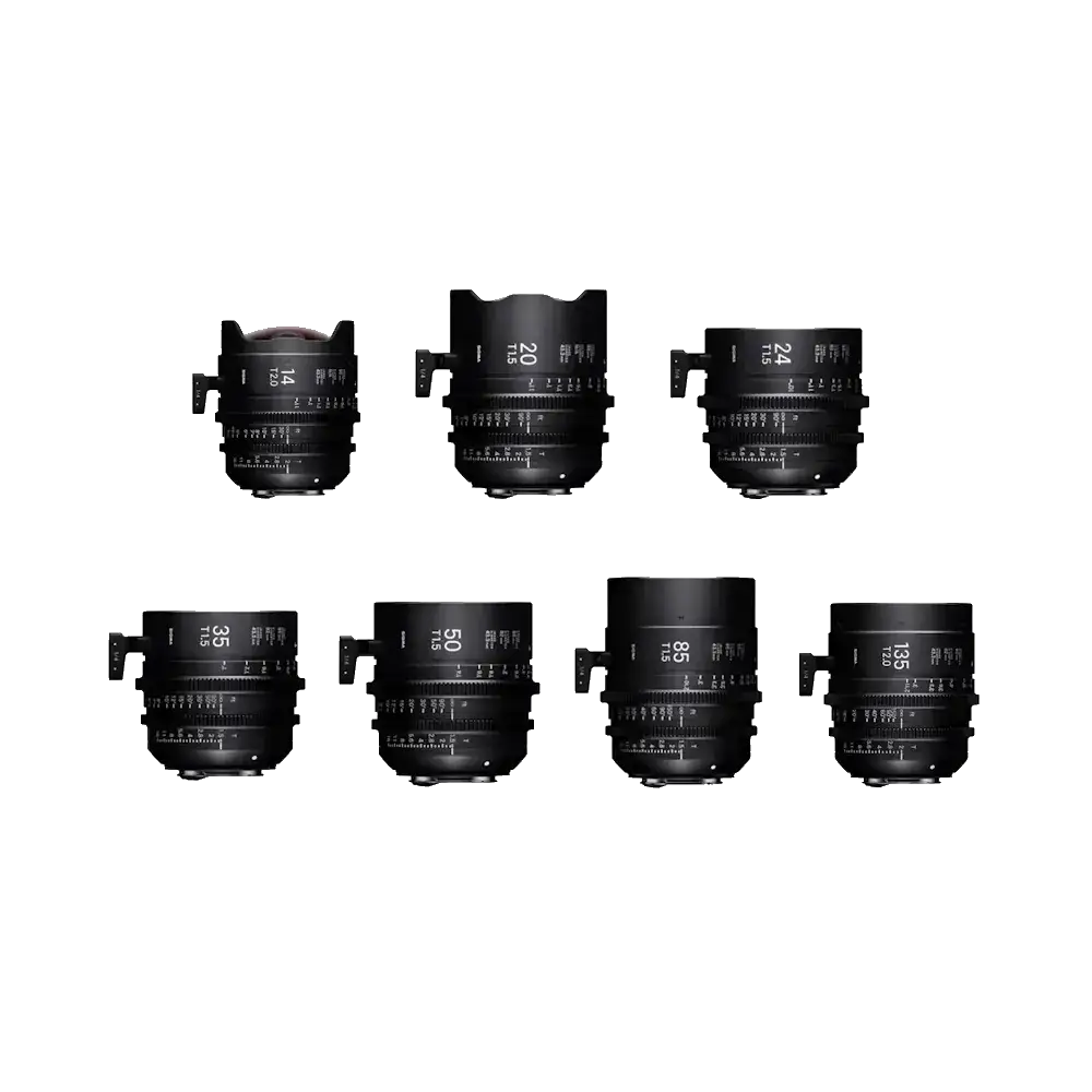 Seven Prime Cine Lens Set with Case Seven Prime Cine Lens Set with Case