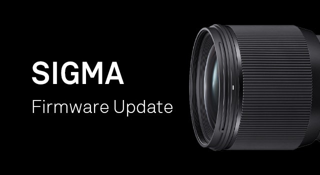 Firmware update for SIGMA Global Vision lenses in Canon EF-mount
